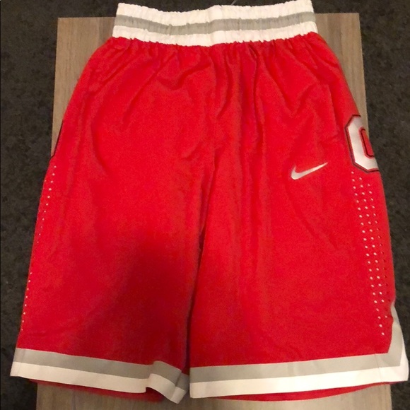 ohio state basketball shorts nike